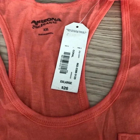 🆕Arizona Plus-size Lace Edge Detail Coral Crop Top XXL🆕 - Picture 5 of 6